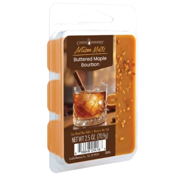 Buttered Maple Bourbon Artisan Wax Melts by Candle Warmers Etc. Warm bourbon spiced with fragrant maple and butter.