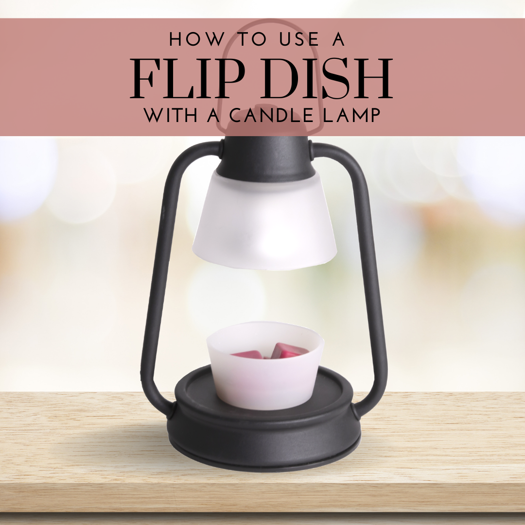 How to use our Flip Dishes to melt wax melts in a candle lamp