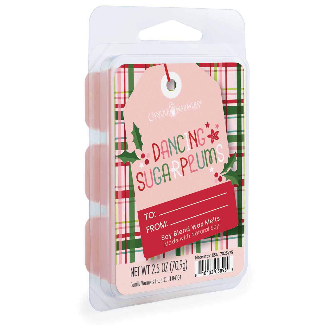 Twirl into the holiday spirit with Dancing Sugar Plums! Fill your home with a sweet, juicy swirl of plums and vanilla bean, and a playful touch of berries. Perfect for bringing a dash of holiday magic and cheer to your celebrations, this scent will keep the season feeling merry and bright! TOP NOTES: Citrus, Blueberry, Stawberry, Blackcurrant MID NOTES: Berries, Violet BASE NOTES: Vanilla, Sugar